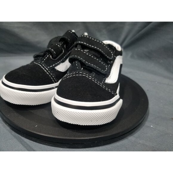 Vans Old Skool Toddler Sneakers Black White Size 6 NEW IN BOX! - Picture 9 of 13